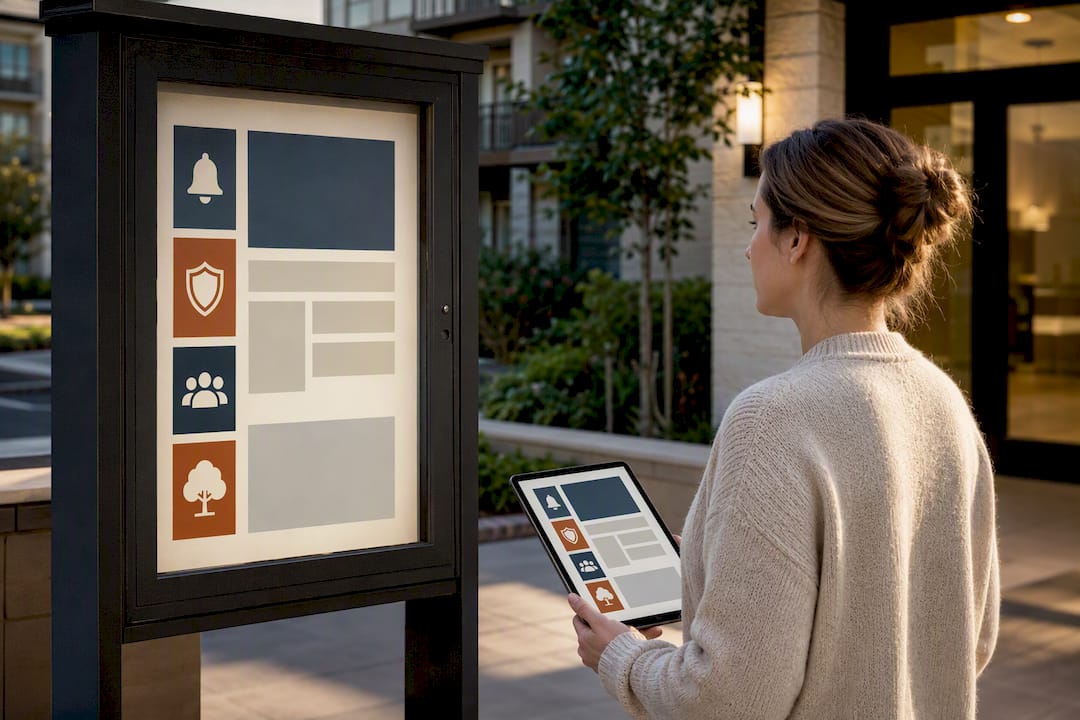 Accessible notice and portal design principles