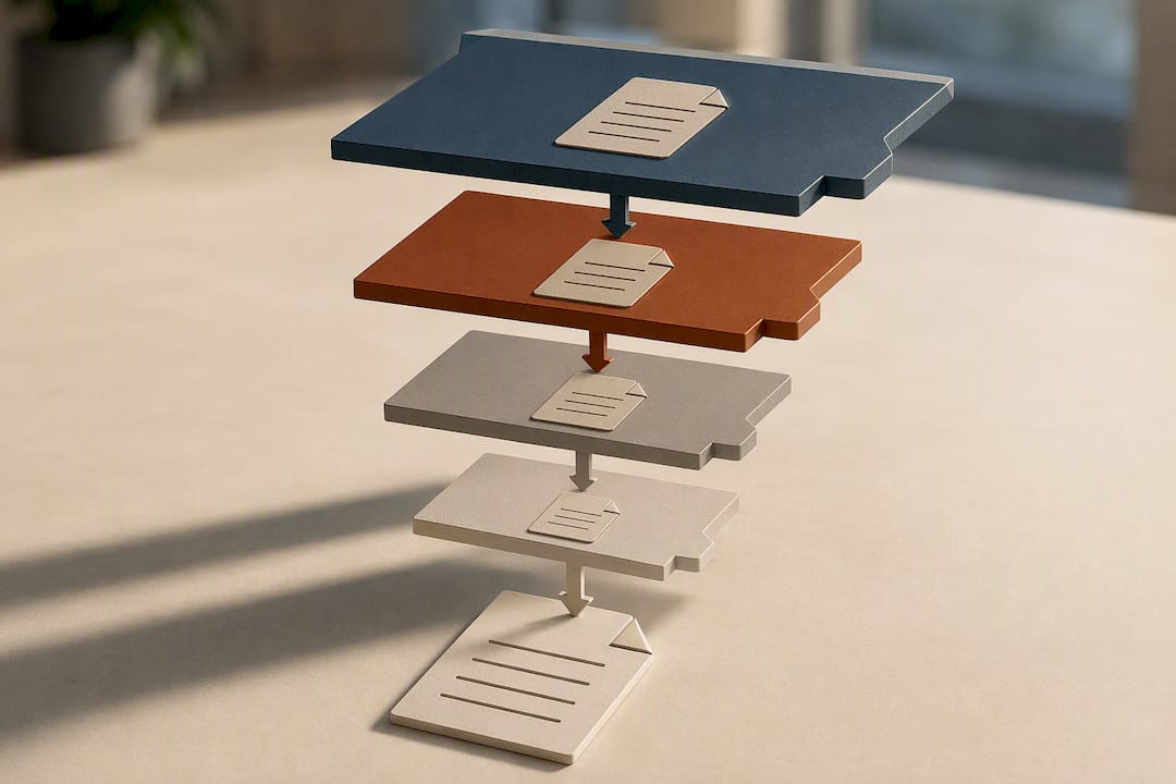 Illustrated hierarchy of HOA enforcement authority