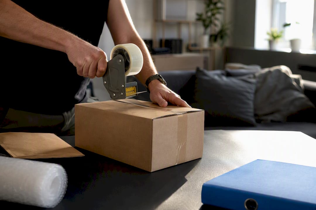 Hands measuring package for FBA fees