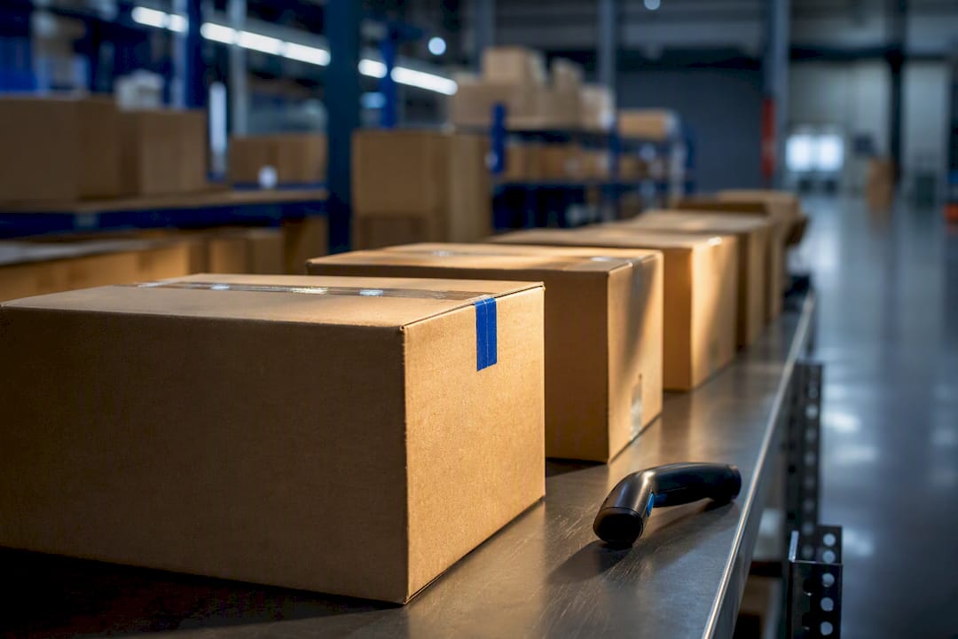 Aged cartons awaiting inventory action