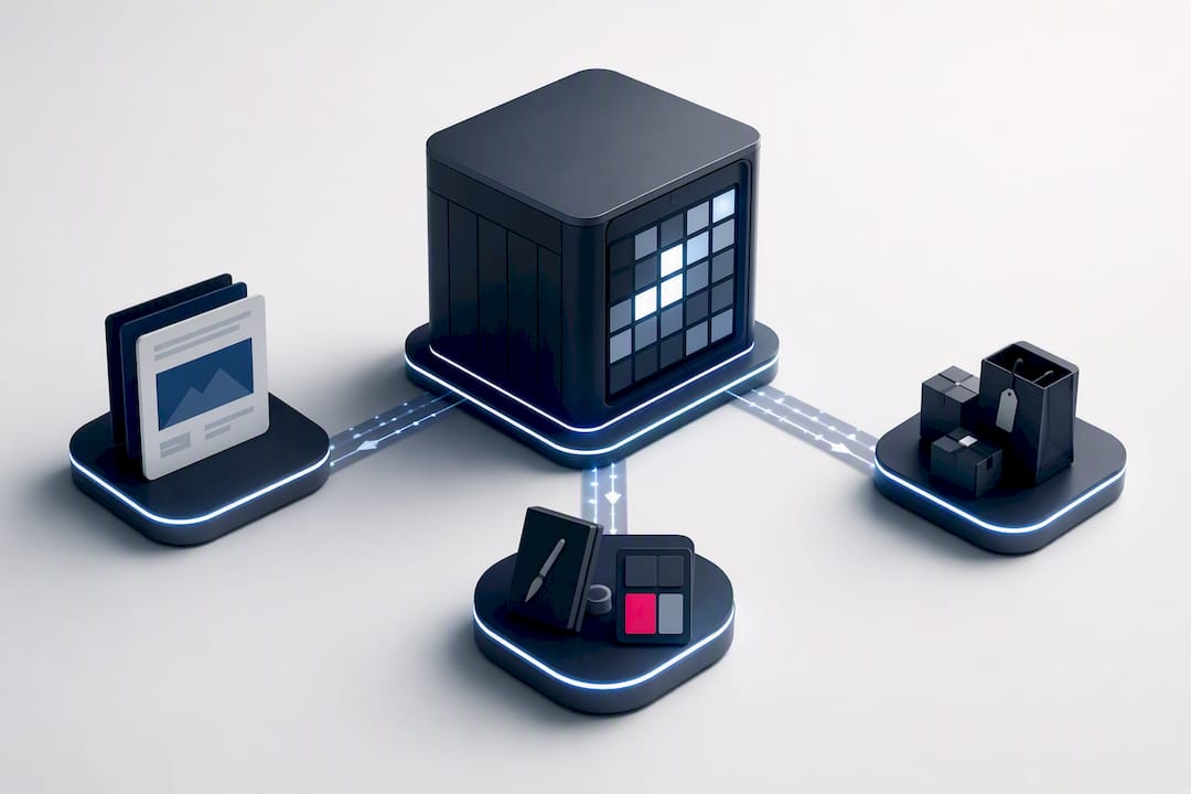 DAM integrato con CMS, PIM e strumenti creativi