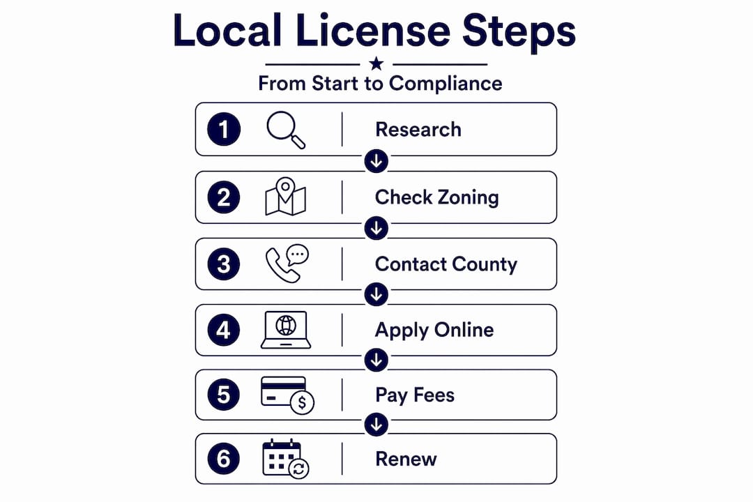 Steps for obtaining a local Florida business license