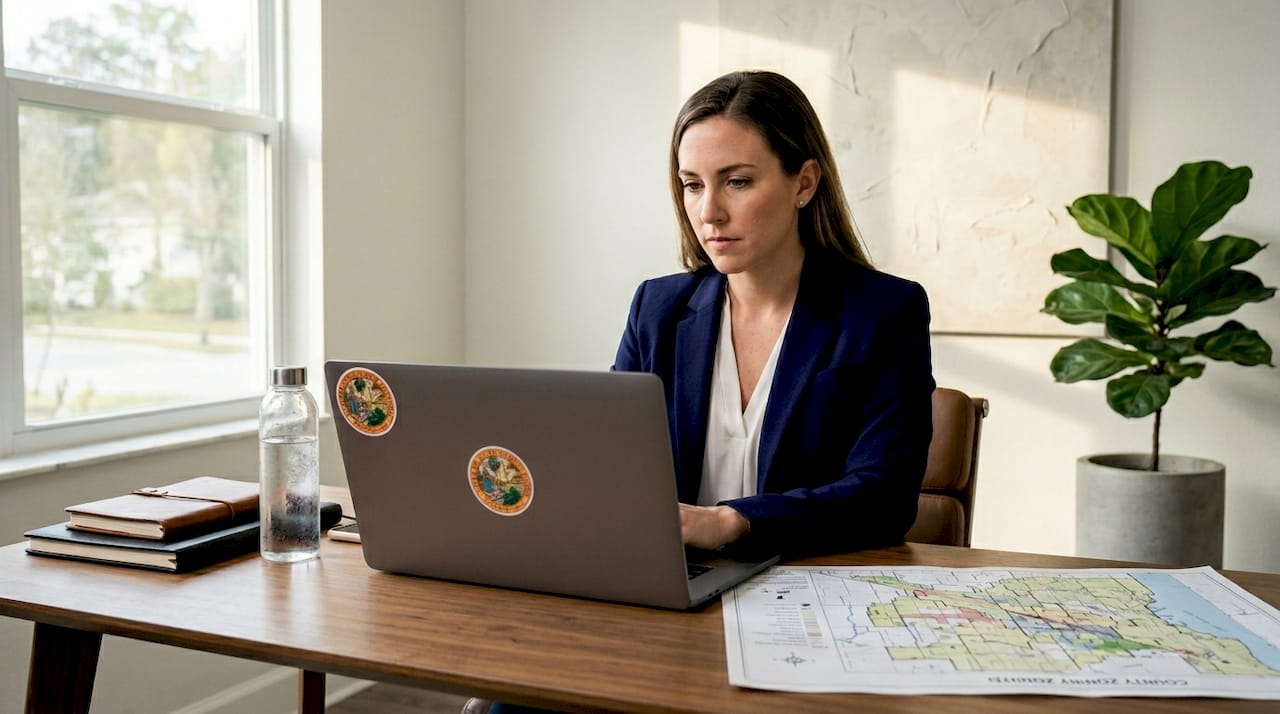 Entrepreneur checks DBPR website for state license
