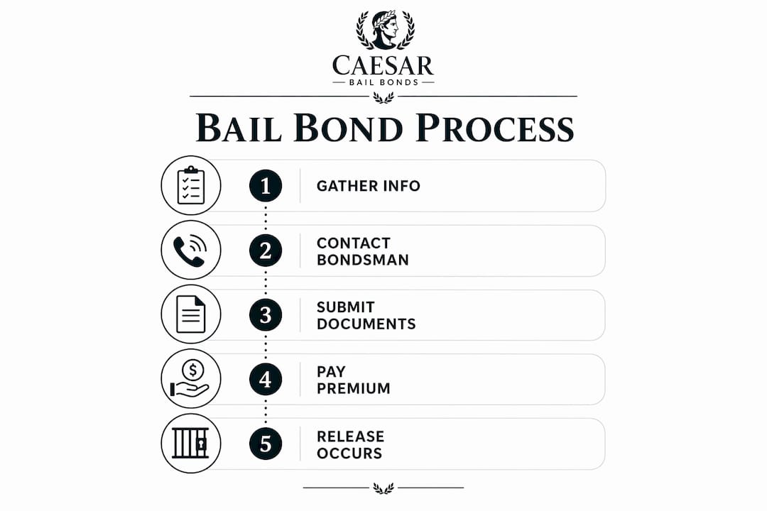 How to Pay a Bail Bond for a Family Member in Ohio 21 Infographic showing bail bond payment steps in Ohio