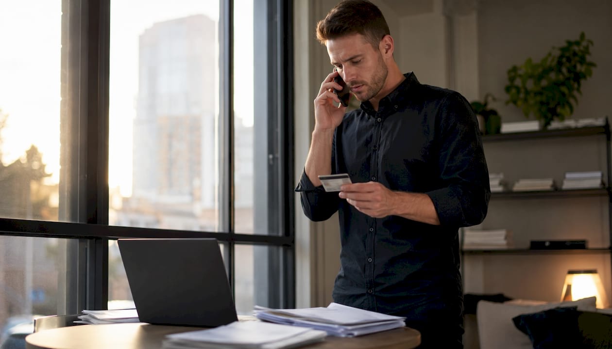 Ohio Bail Bond Documents Needed: 2026 Checklist 15 Man on phone with ID at home