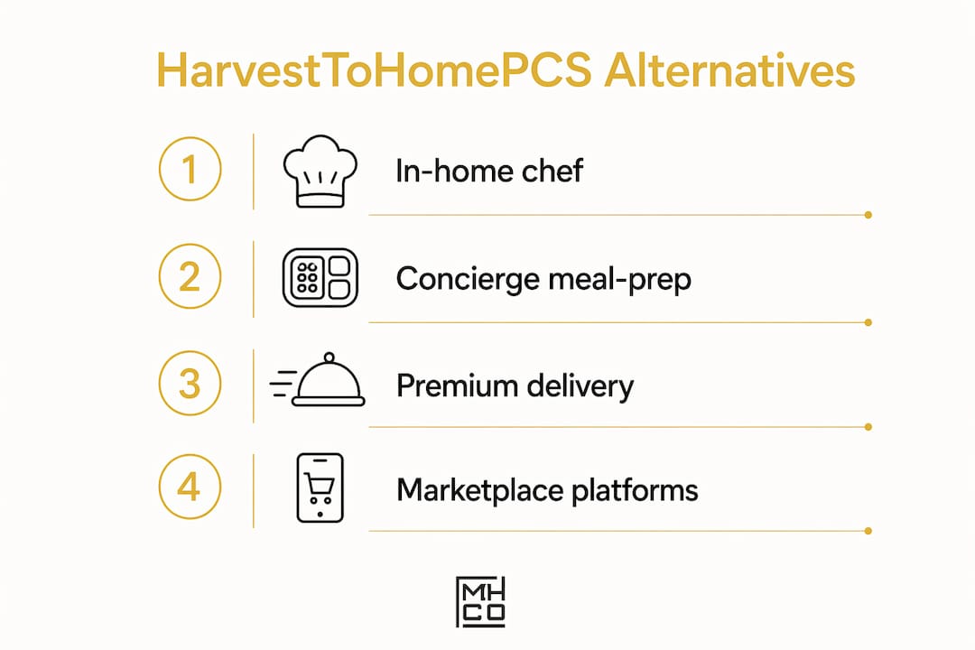 Infographic showing ranked alternatives to HarvestToHomePCS in Colorado