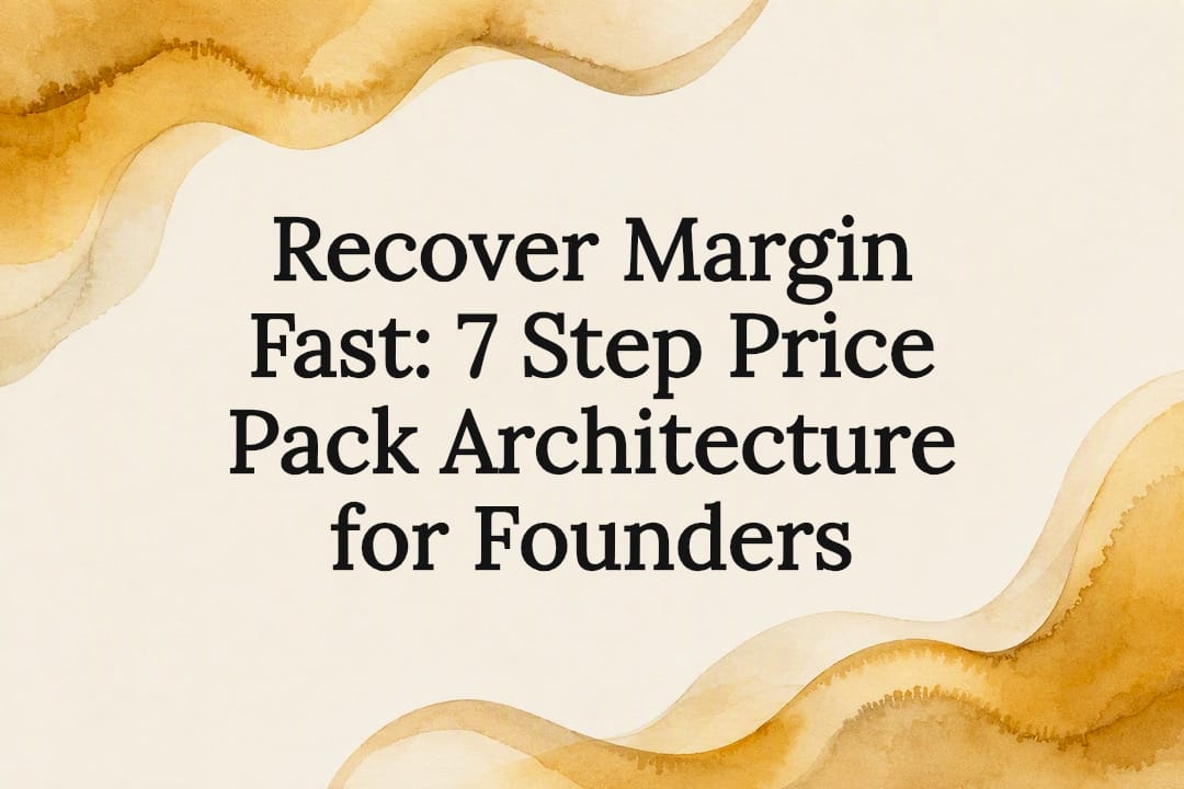 Decorative price architecture title card