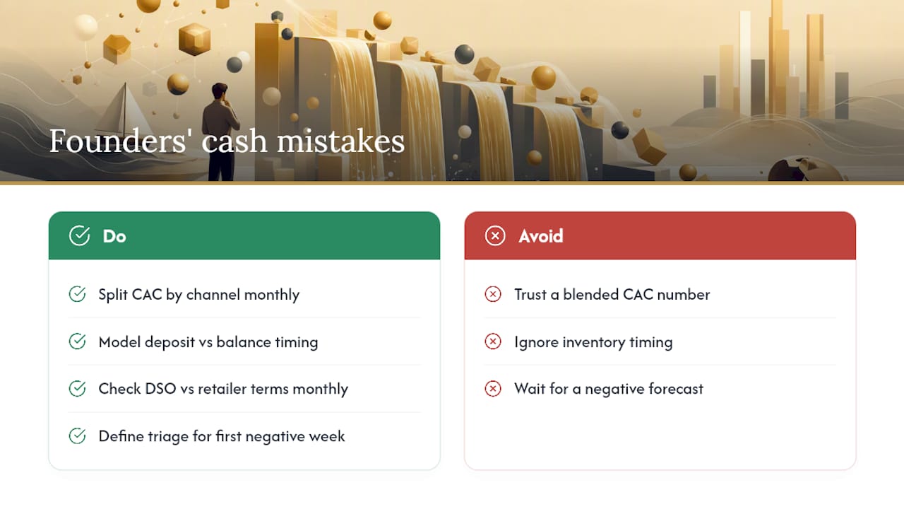 What Founders Get Wrong About Managing Their Own Cash: overview diagram