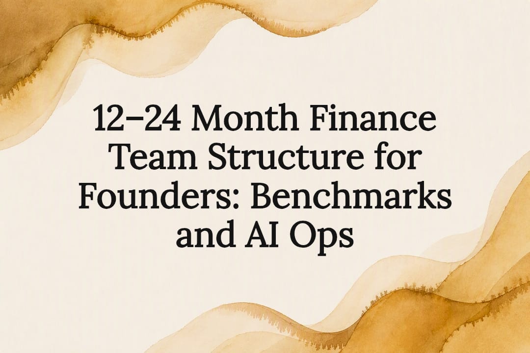 Decorative finance team title card