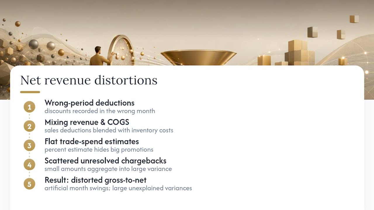 Four mistakes distorting net revenue