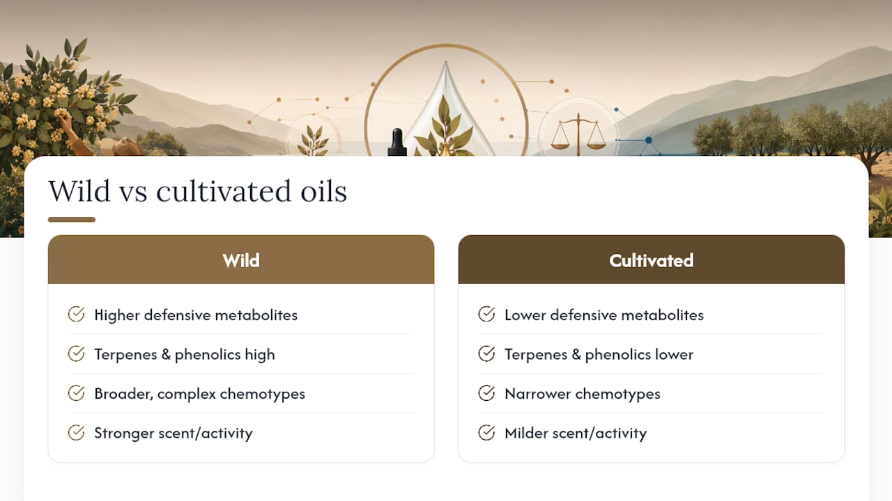 Why Are Wildcrafted Oils Often More Potent? — overview diagram