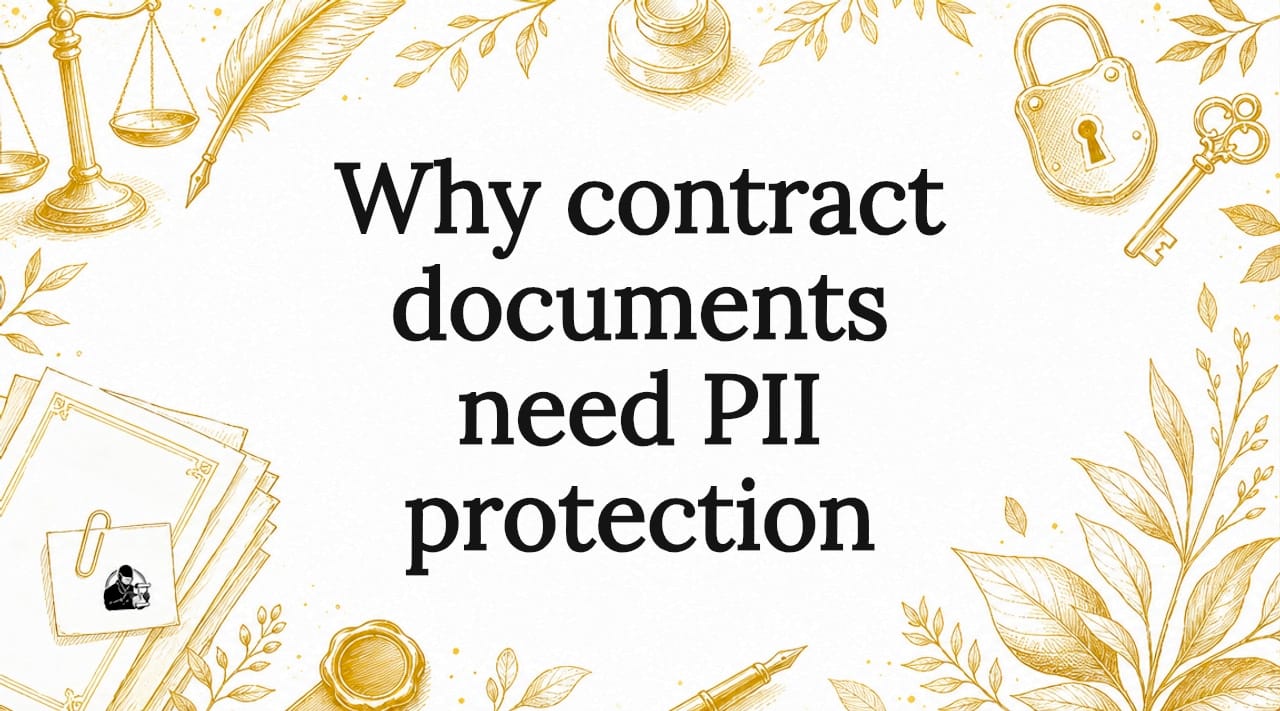 Decorative professional title card illustration