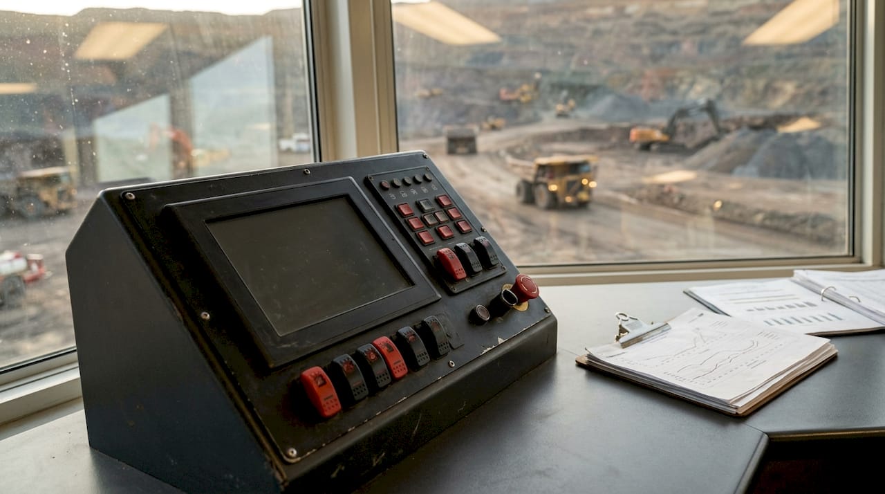 Fuel Delivery for Remote Mining: A Site Manager's Guide 1 Fuel monitoring control panel close-up