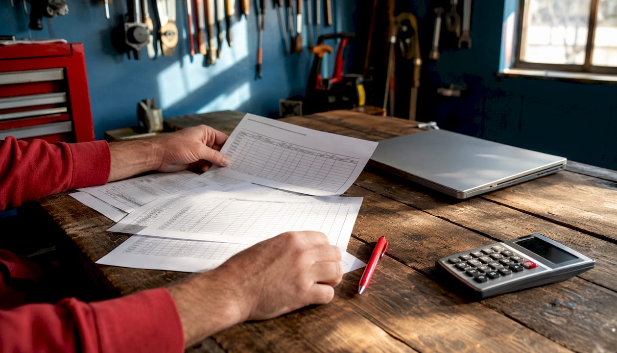 Fleet maintenance tracking documents and tools