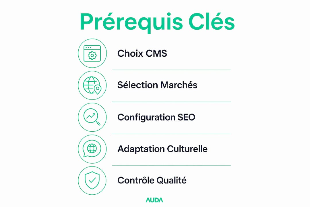 Les étapes incontournables pour réussir l’internationalisation de votre site web en un coup d’œil