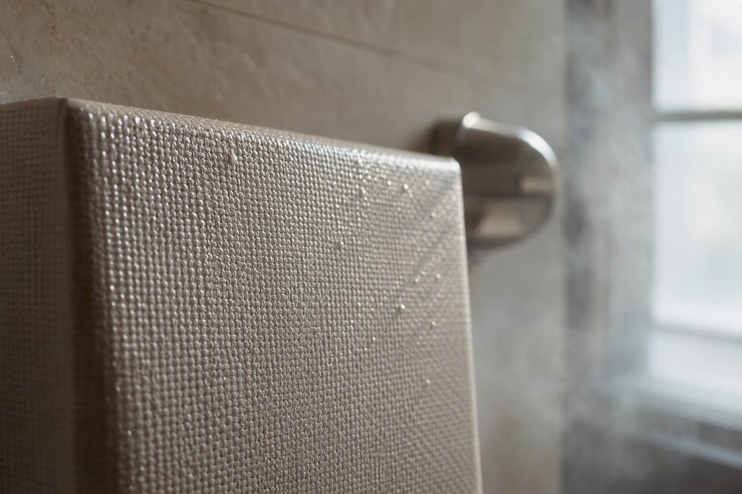 Protective canvas coating with condensation