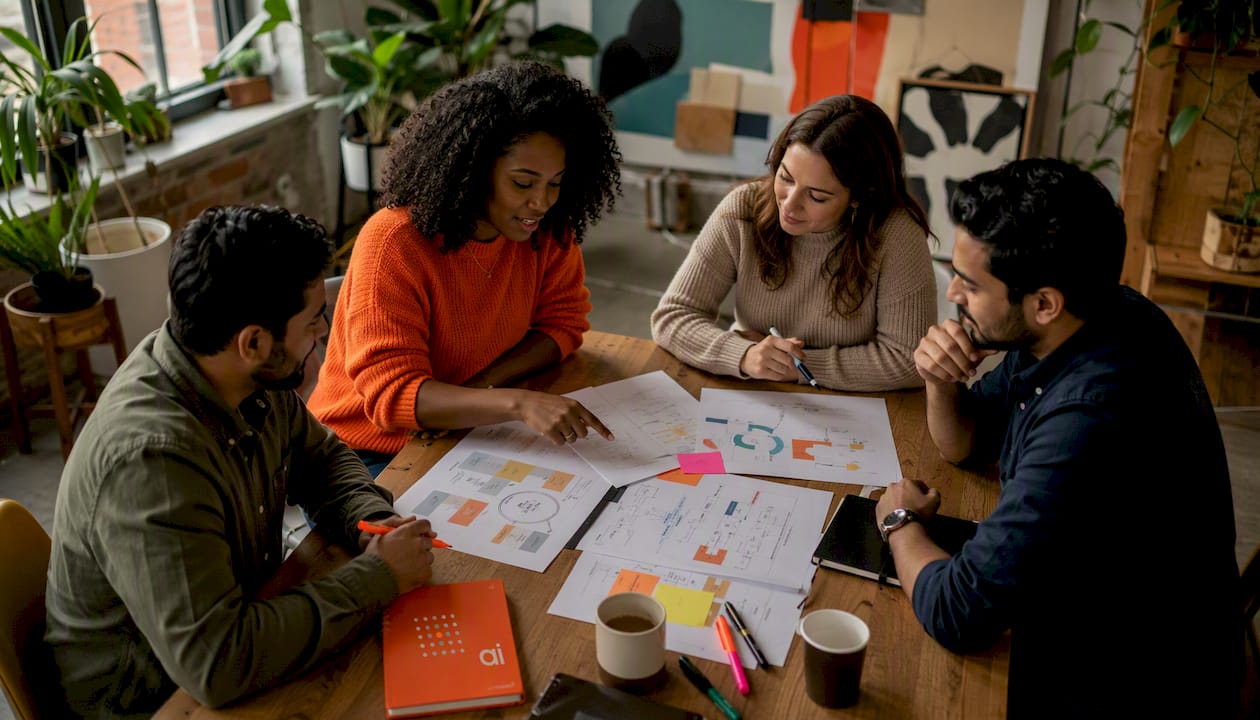 Team collaborating on SaaS tool integration