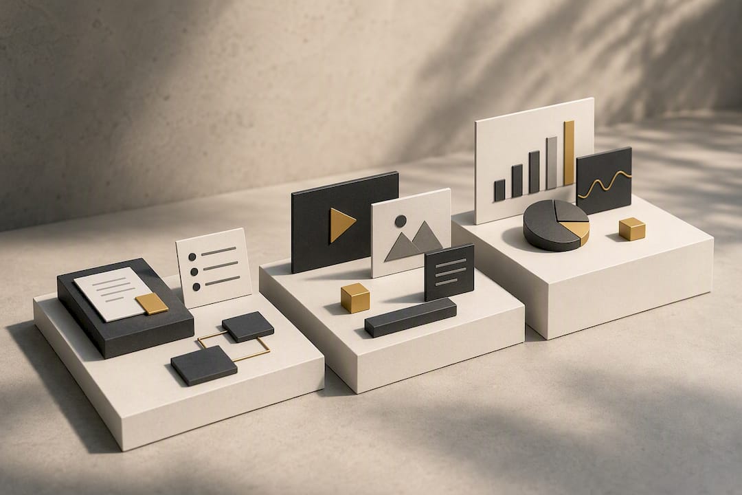 Three-stage law firm content plan illustration