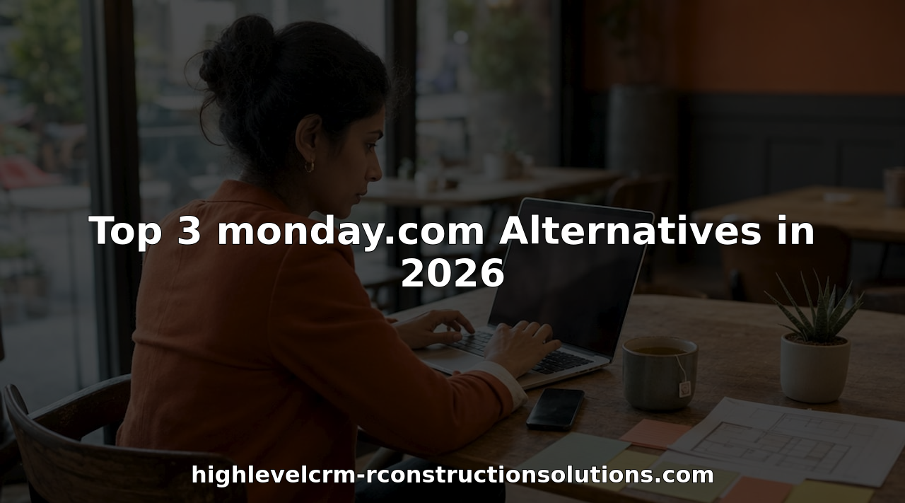 Woman working on project management software at desk