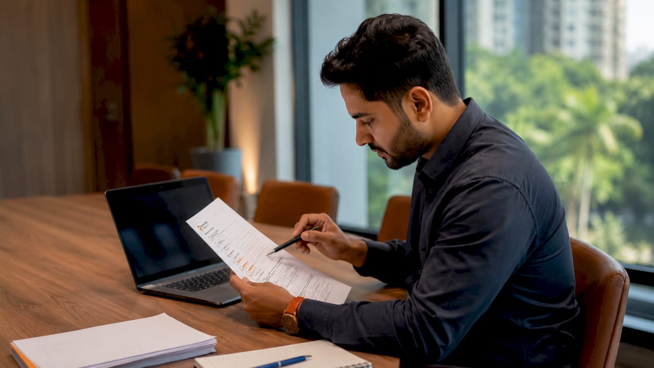 Estimator reviewing strategic fit checklist