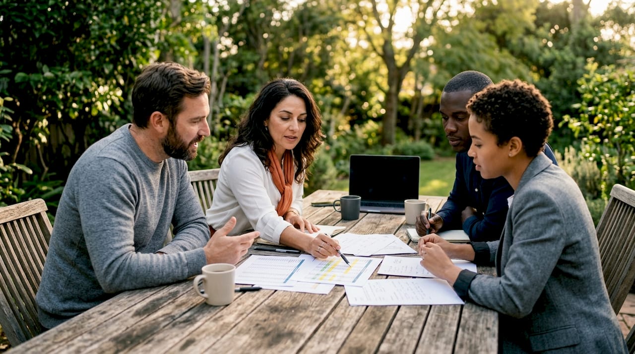 Team managing subcontractor risk and margins