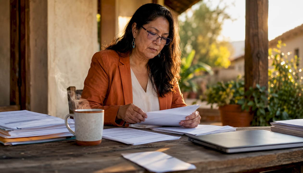 Mid-size contractor reviewing federal contracts