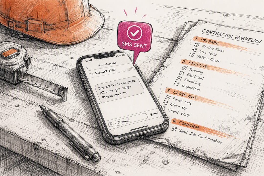 Book More Jobs in One Week: 5 SMS Workflows for Contractors