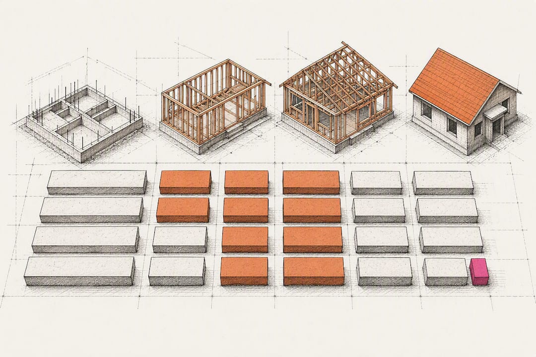Schedule of values aligned with construction stages