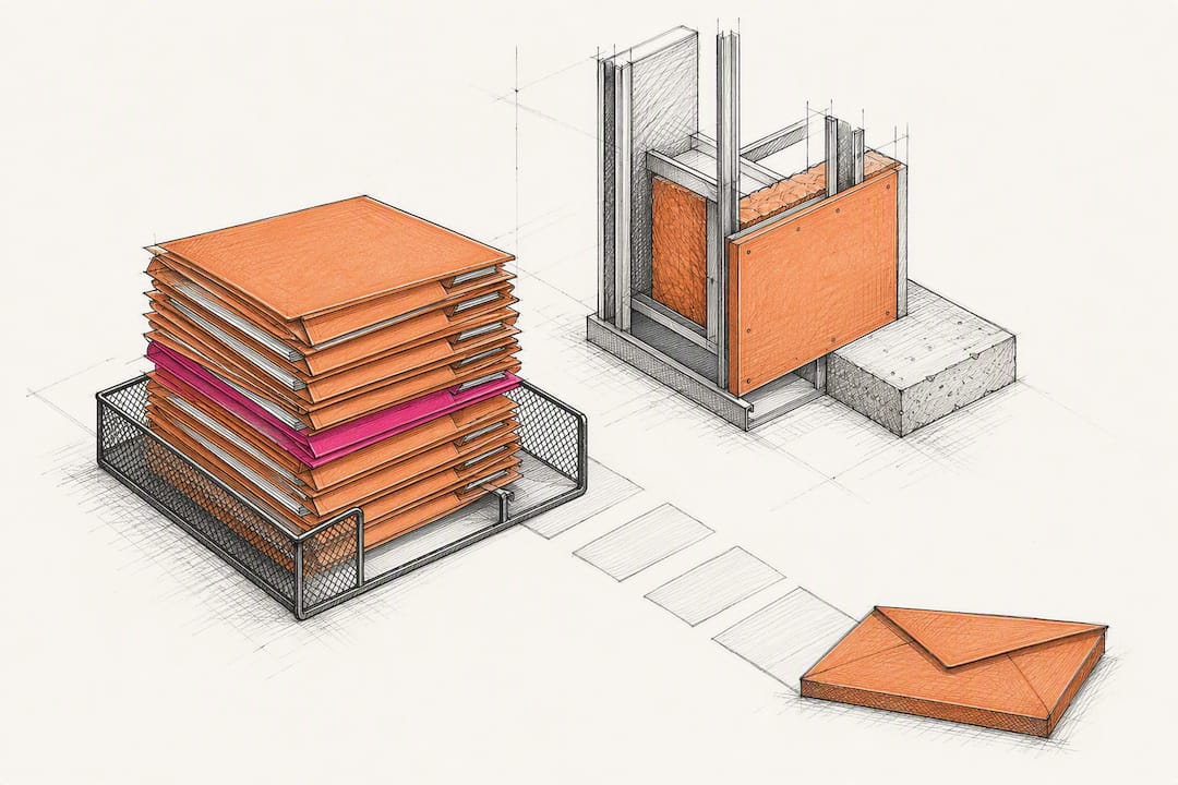 Growing pending change order folder stack