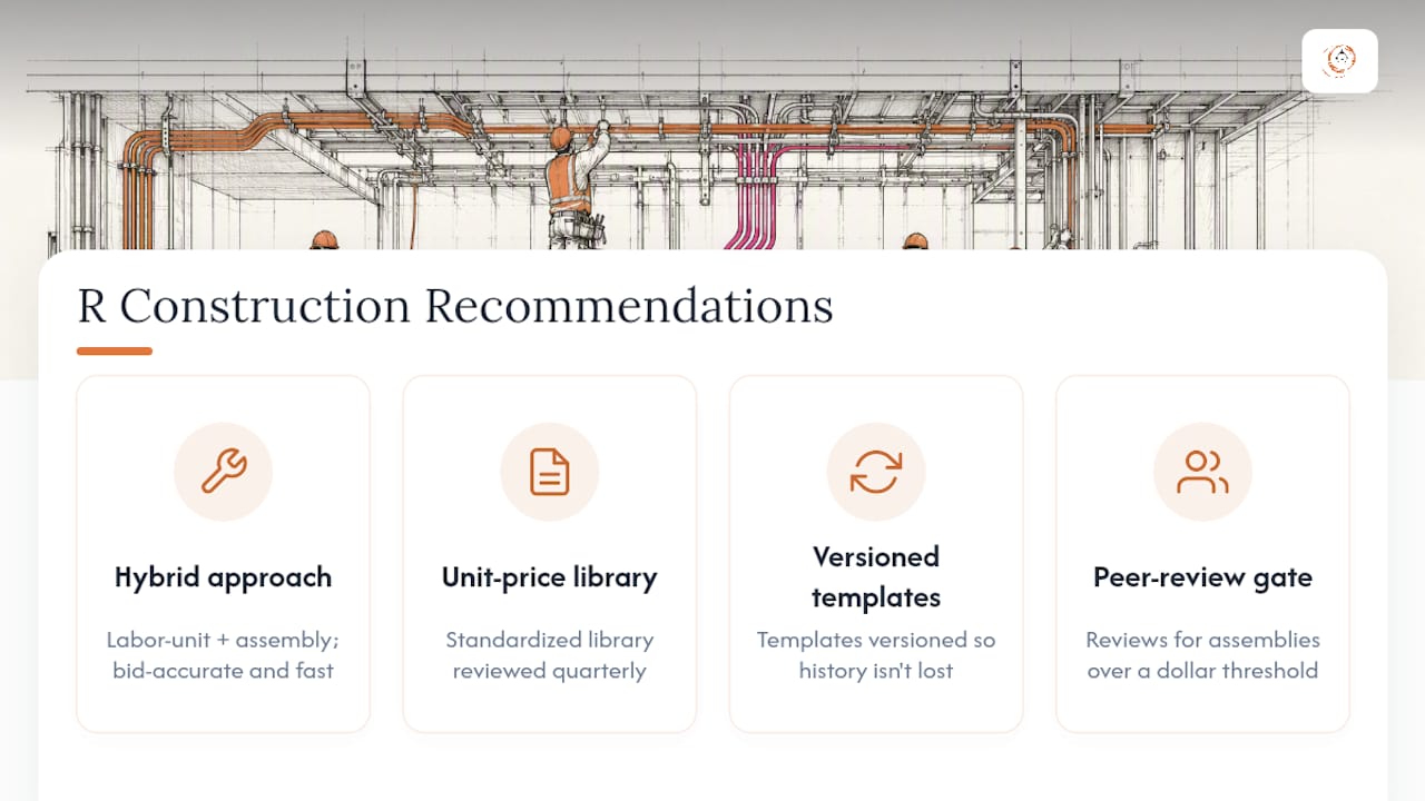What R Construction Solutions LLC Recommends for Growing Contractors — overview diagram