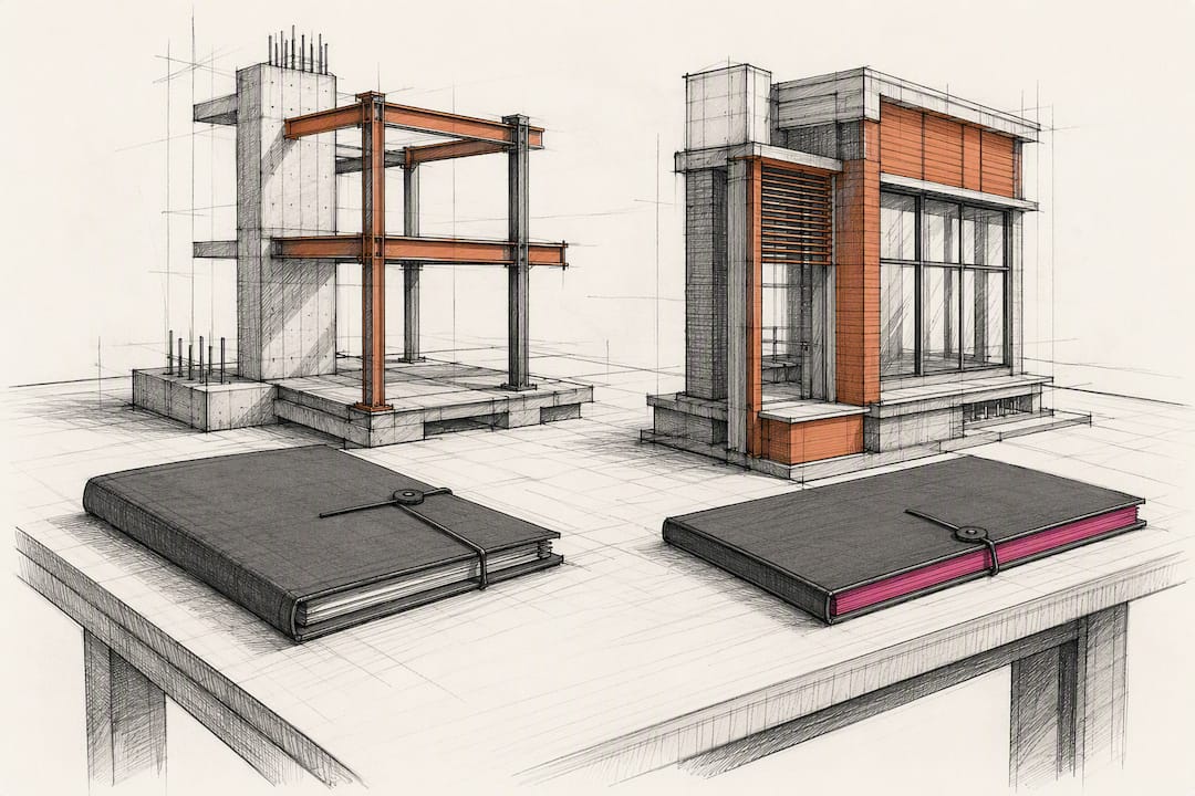 Two construction bid options beside structural assemblies