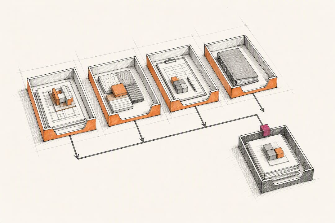 Sequential review trays for proposal findings