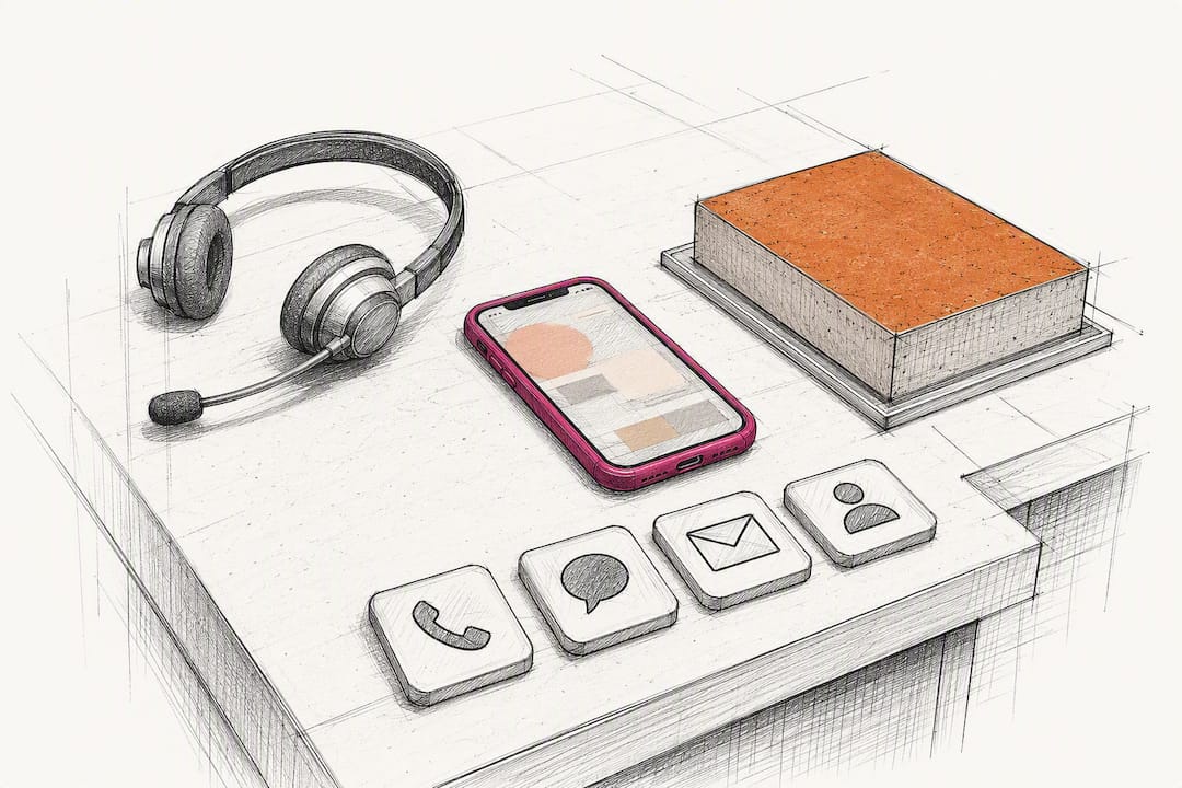 Contractor lead nurturing contact workflow illustration