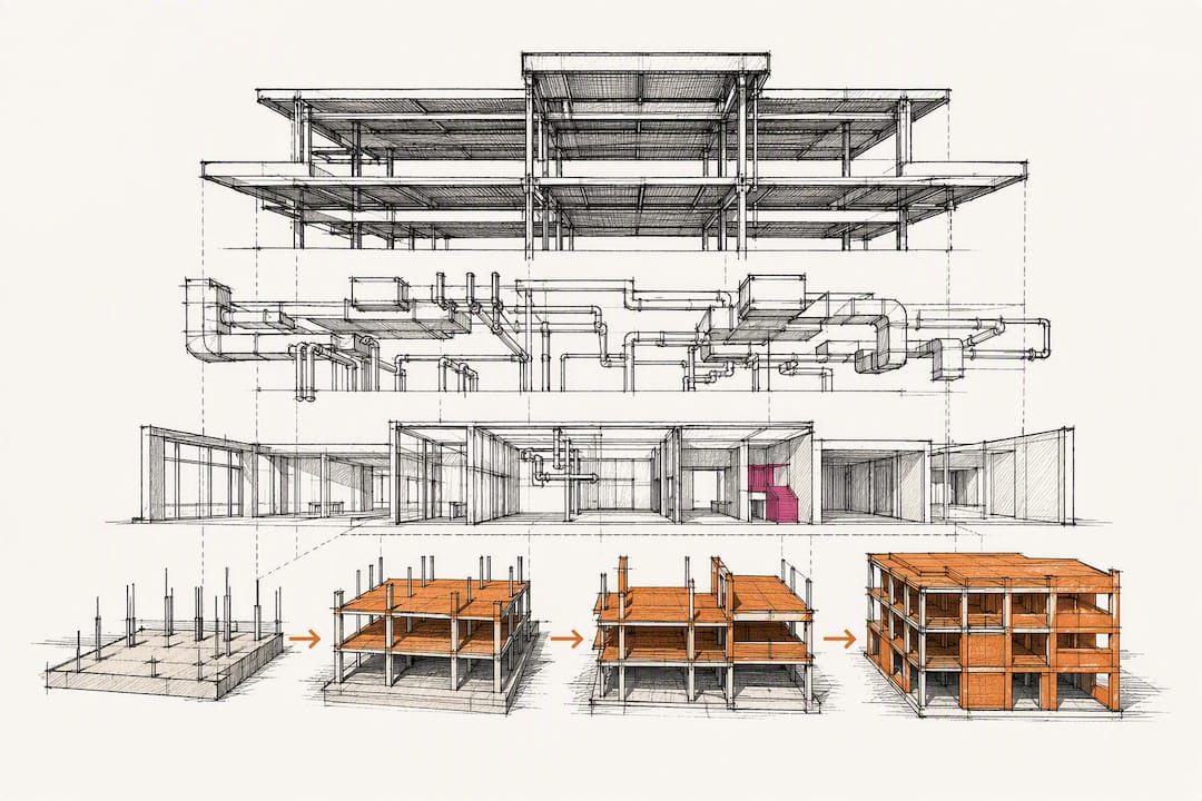 Architectural sketch of VDC coordination model