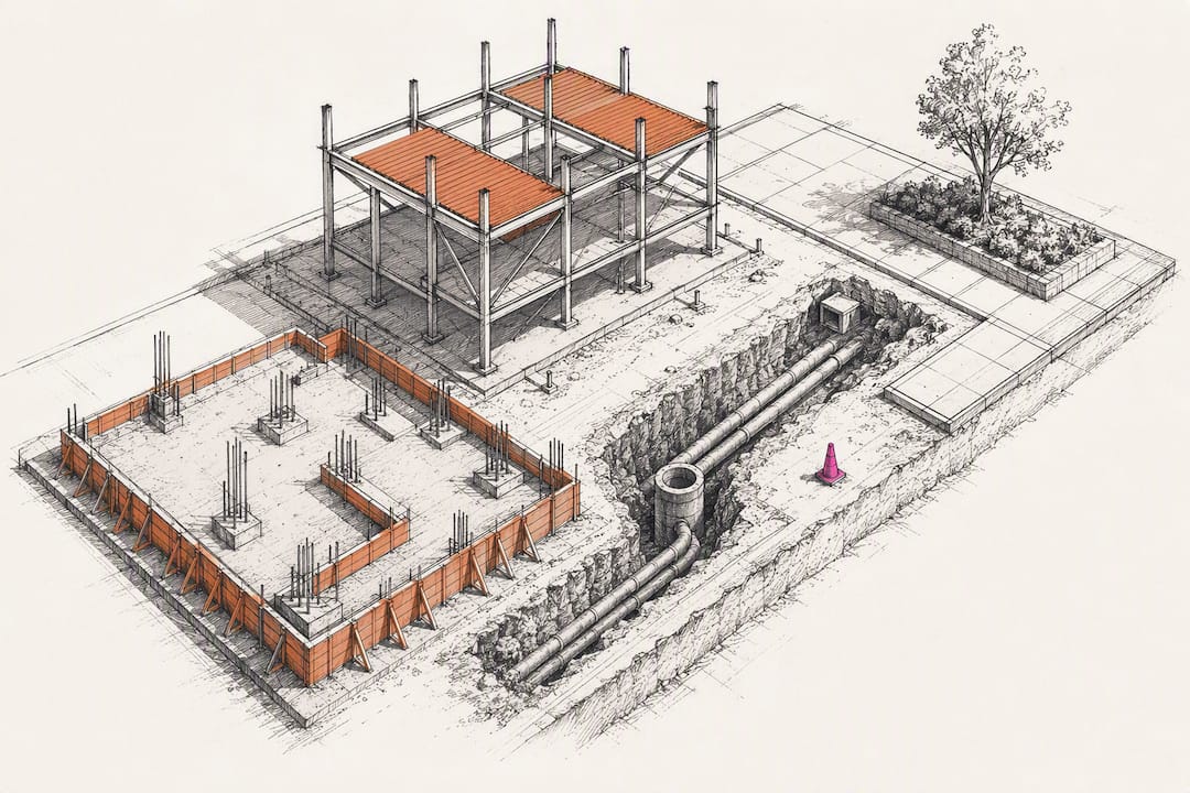Isometric construction project work packages