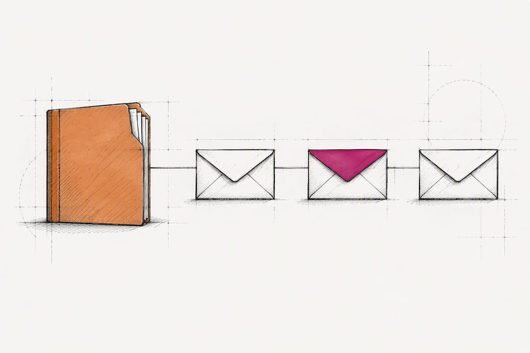 Construction estimate follow-up workflow illustration