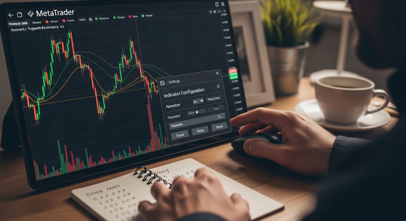 support and resistance indicator configuration