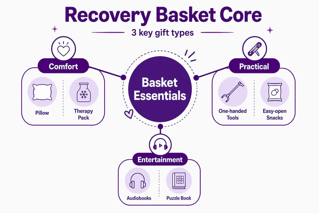 Infographic showing core recovery basket categories
