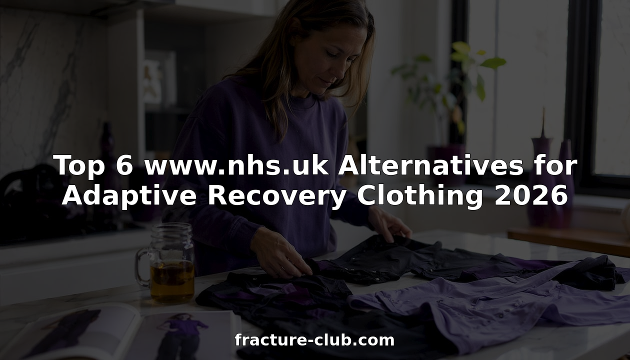 Woman reviewing adaptive recovery clothing at home