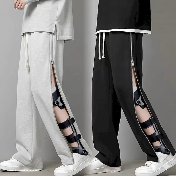 Unisex Magnetic Zipper Pants (Post Surgery, Injury Recovery, Fracture, Warm up)