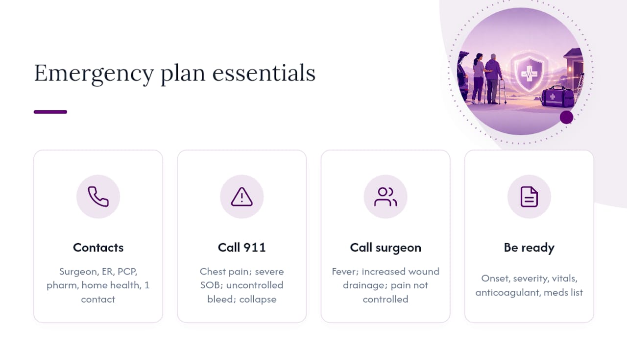 What Should Your Emergency Plan Include? — overview diagram