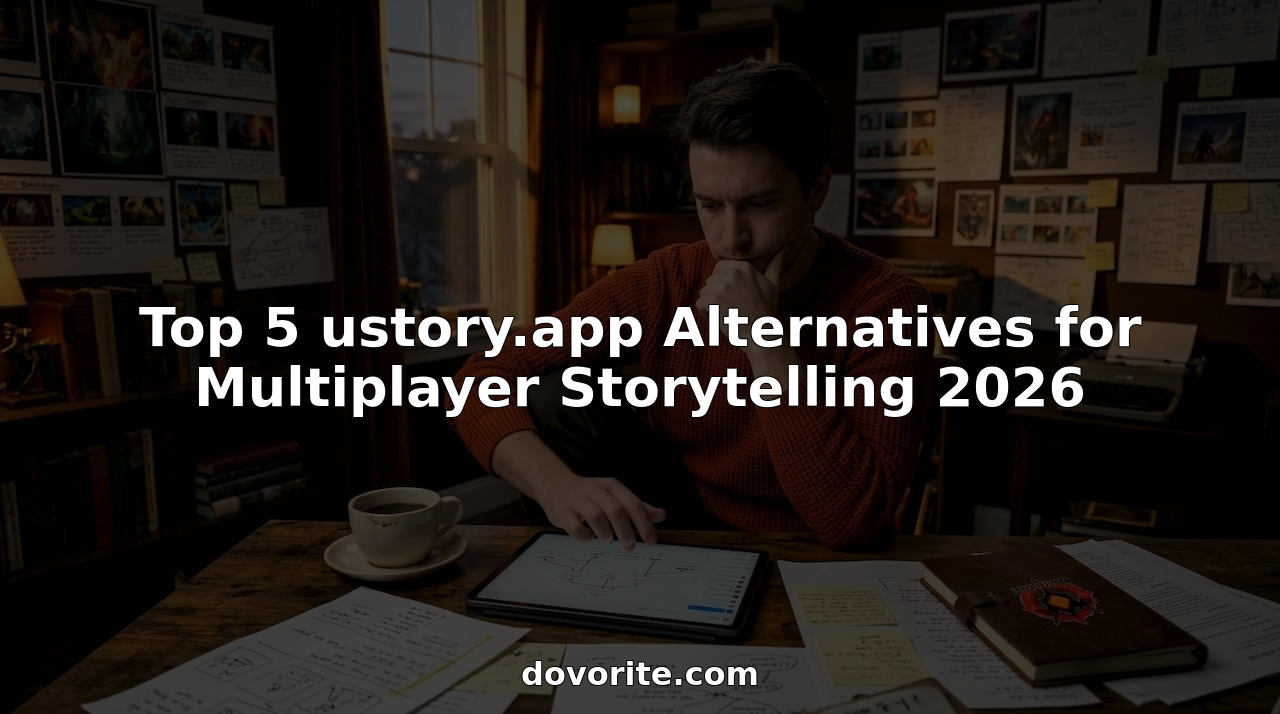 Author working on multiplayer storytelling platform