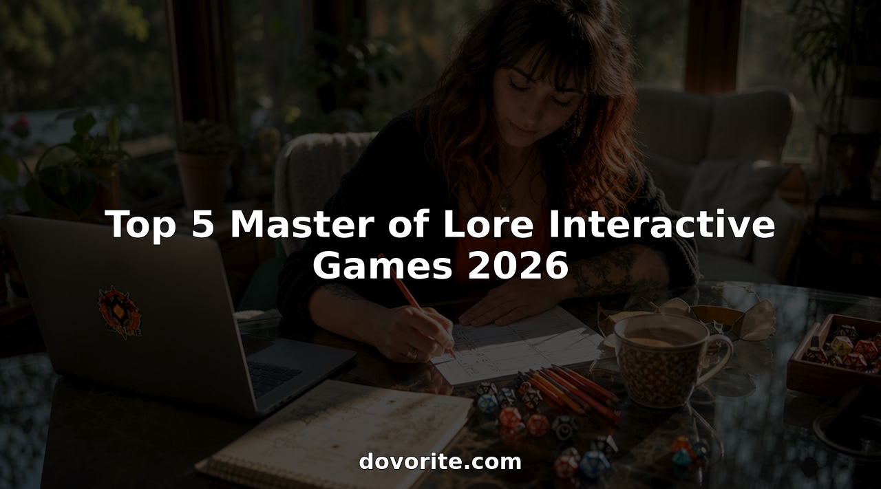 Player engaged in interactive fantasy game session at home
