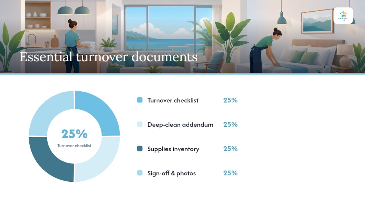 Printable checklist templates and how to adapt them to your property — overview diagram