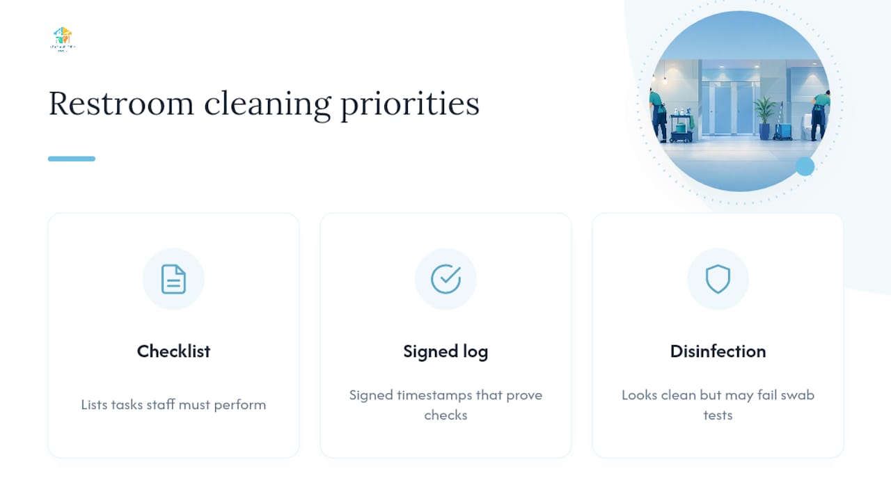 What Restaurant Managers Get Wrong About Restroom Cleaning — overview diagram