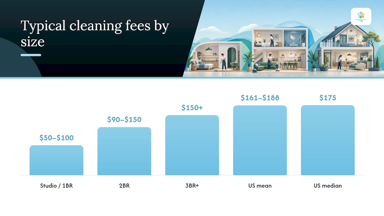 What's a Typical Airbnb Cleaning Fee by Property Size? — overview diagram