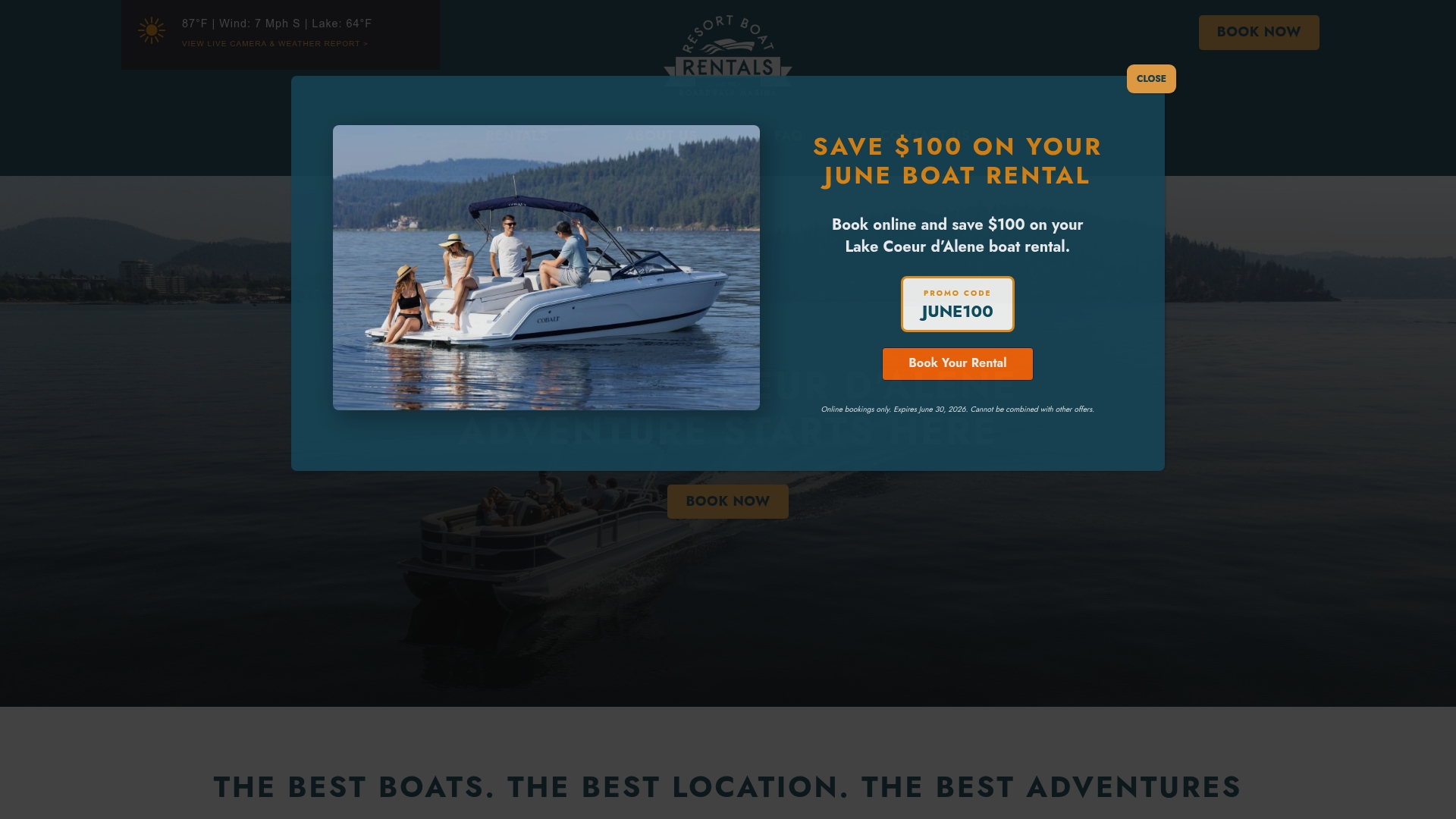 https://resortboatrentals.com