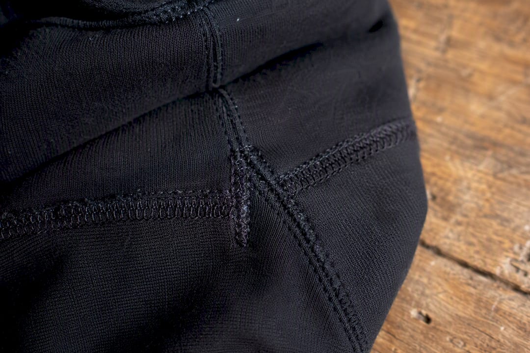 Bartack stitching reinforcement close-up