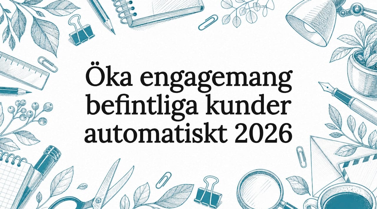 Illustration om kundengagemang och automatisering