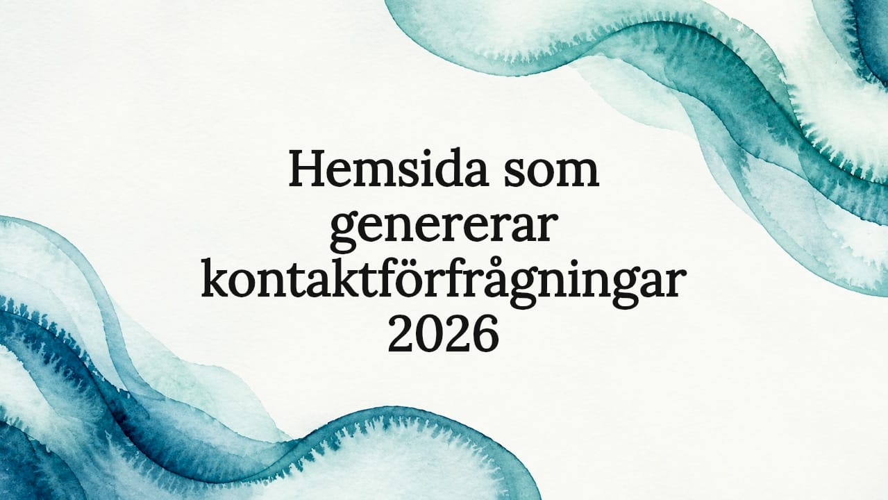 Titeln ramas in av en akvarellmålning